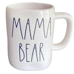 RAE DUNN Mama Bear Ceramic Mug Bisque 20oz